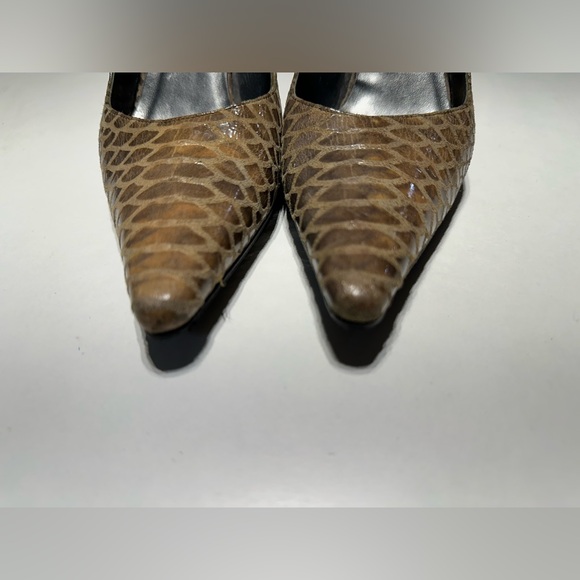 Stuart Weitzman Genuine Python Heels, Size US 7M - Picture 9 of 9